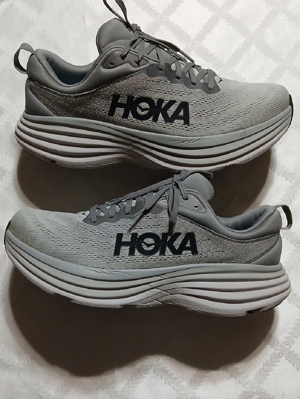 HOKA One One Bondi 8 Running Shoes Size 12 2E  Mens